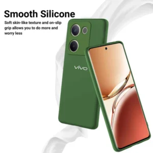 VIVO T2 PRO 5G Liquid Silicone Velvet-Touch Silk Finish Protective Back Case