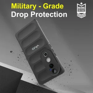 VIVO V40 5G SHOCKPROOF COQUE BUMPER BACK CASE WITH LOGO