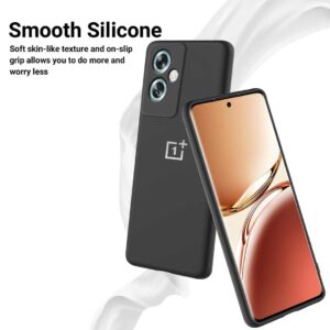 ONE PLUS NORD C3 LITE 5G Liquid Silicone Velvet-Touch Silk Finish Protective Back Case